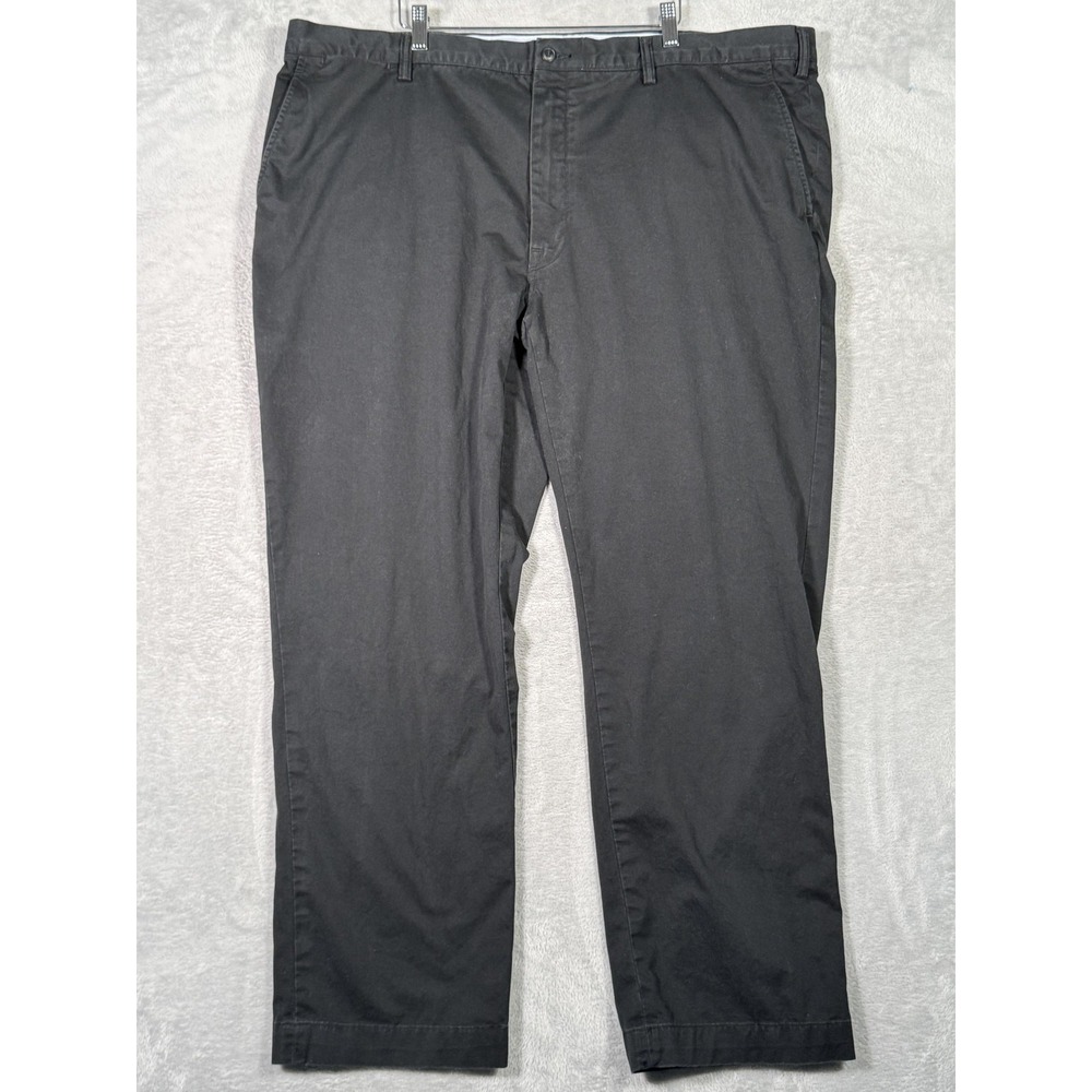 Polo Ralph Lauren Pants Mens 46x32 (Act 45x31) Black The Polo Chino Stretch